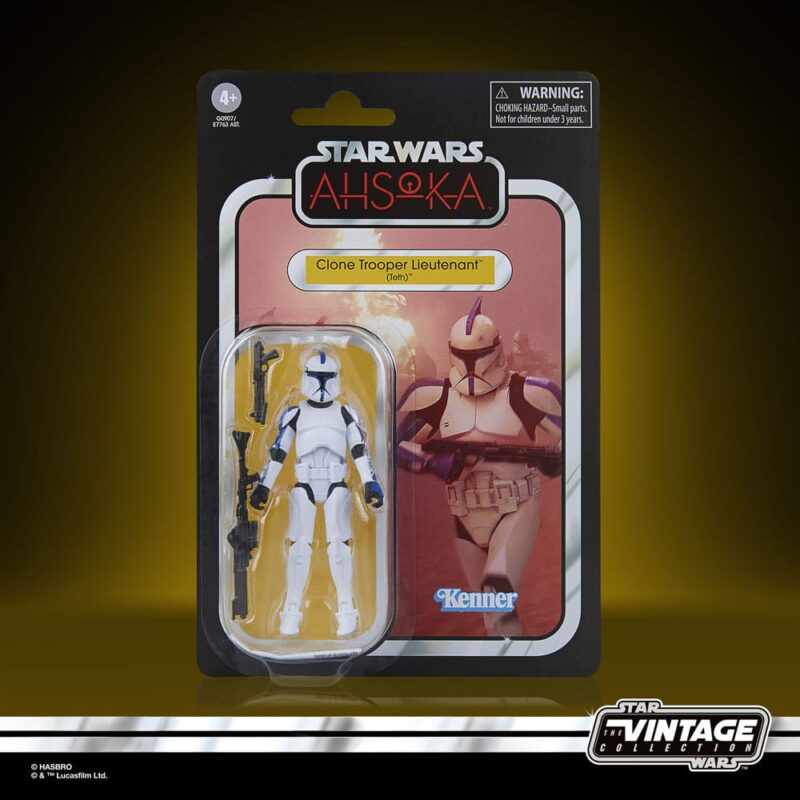 Star Wars: Ahsoka Vintage Collection Action Figure Clone Trooper Liutenant (Teth) 10 cm