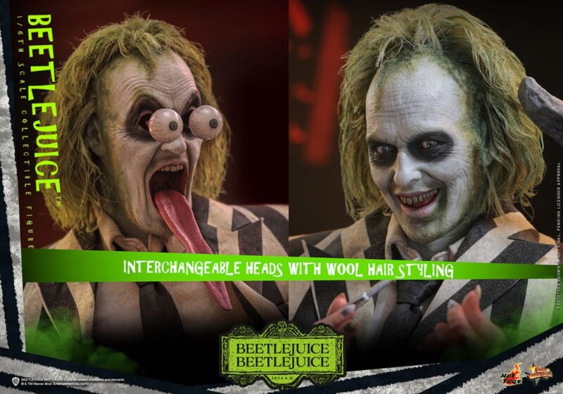 Beetlejuice Beetlejuice Movie Masterpiece Action Figure 1/6 Beetlejuice 30 cm - immagine 6
