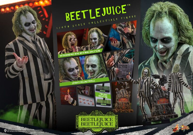 Beetlejuice Beetlejuice Movie Masterpiece Action Figure 1/6 Beetlejuice 30 cm - immagine 7