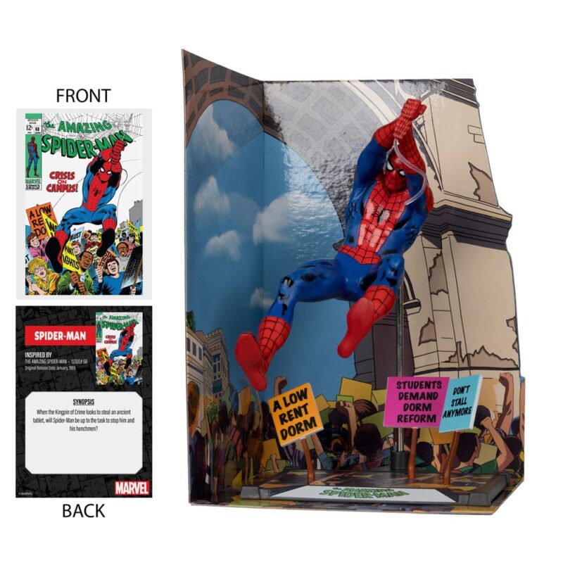 Marvel Collection PVC Statue 1/10 Spider-Man & Scene Gold Label (The Amazing Spider-Man #68) 15 cm - immagine 2