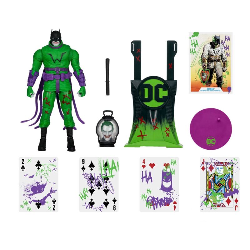 DC Multiverse Action Figure Batman (Batman: Last Knight on Earth) Jokerized (Gold Label) 18 cm - immagine 3