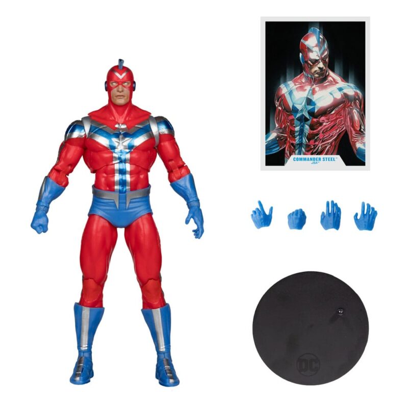 DC Multiverse Action Figure Commander Steel (JSA) (Gold Label) 18 cm - immagine 2