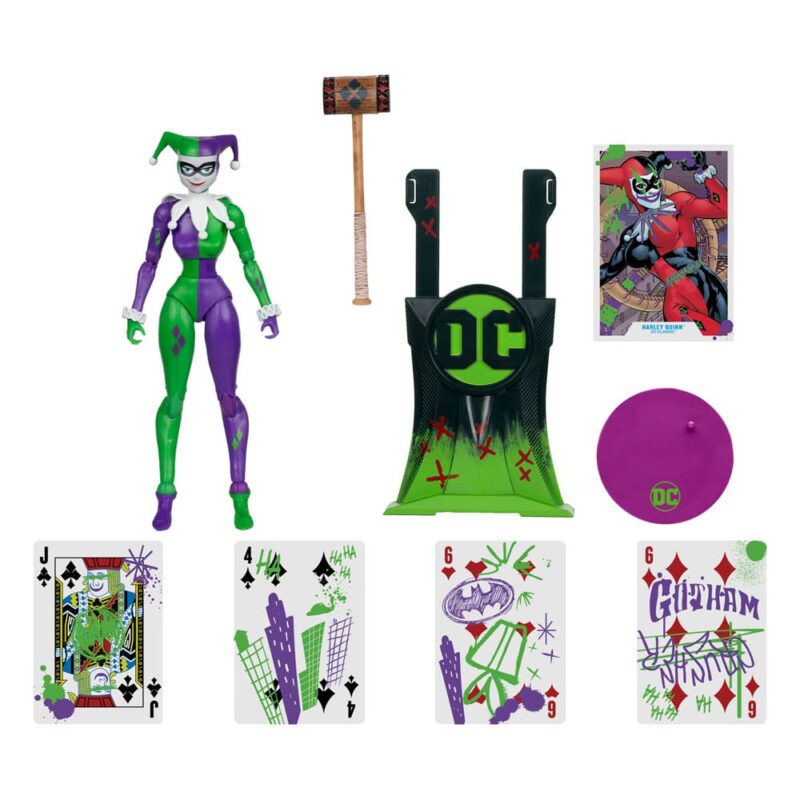 DC Multiverse Action Figure Harley Quinn (DC Classic) Jokerized (Gold Label) 18 cm - immagine 2