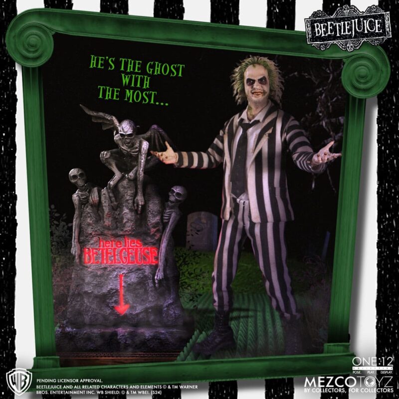Beetlejuice Action Figure 1/12 Beetlejuice Deluxe Edition 18 cm - immagine 2