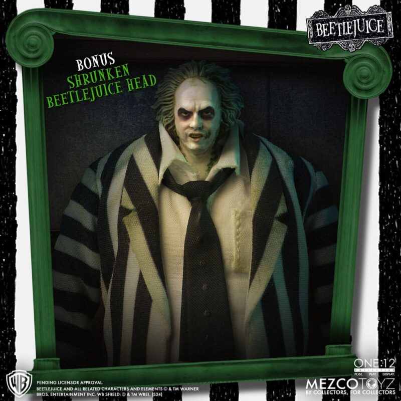 Beetlejuice Action Figure 1/12 Beetlejuice Deluxe Edition 18 cm - immagine 3