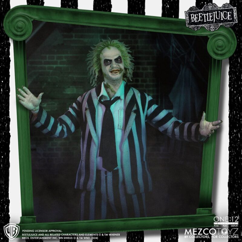 Beetlejuice Action Figure 1/12 Beetlejuice Deluxe Edition 18 cm - immagine 4