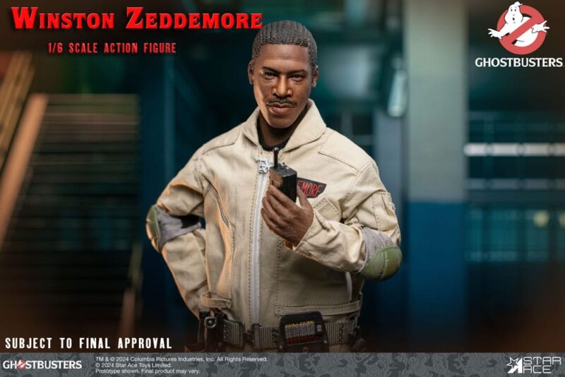 Ghostbusters (1984) Action Figure 1/6 Winston Zeddemore 30 cm - immagine 4