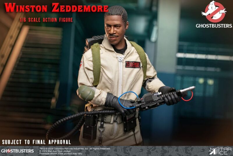 Ghostbusters (1984) Action Figure 1/6 Winston Zeddemore 30 cm - immagine 5