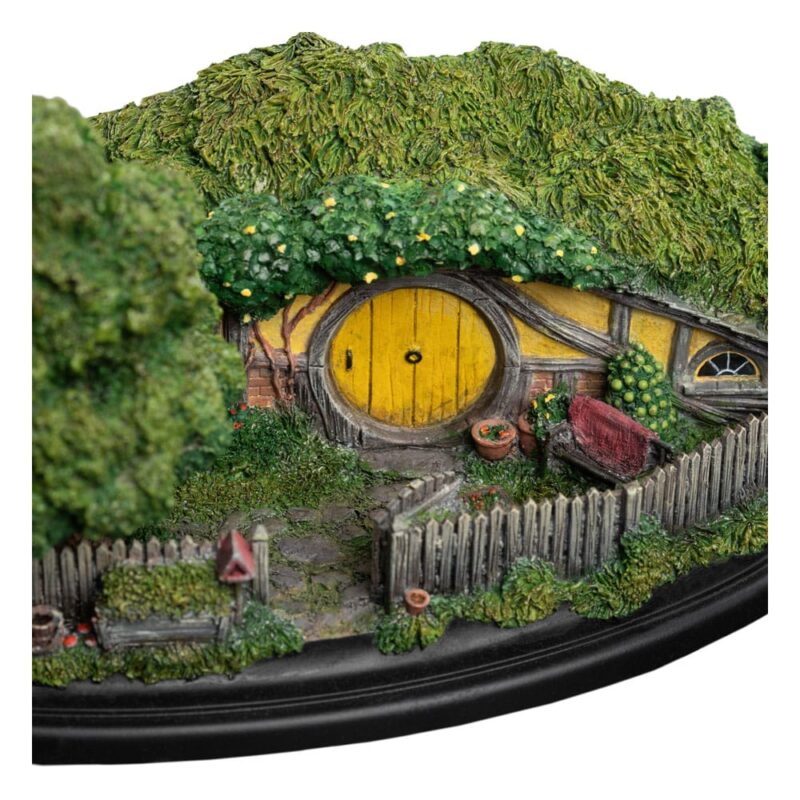 The Hobbit Statue Hobbit Hole - 25 Gandalf's Cutting 14 cm - immagine 3