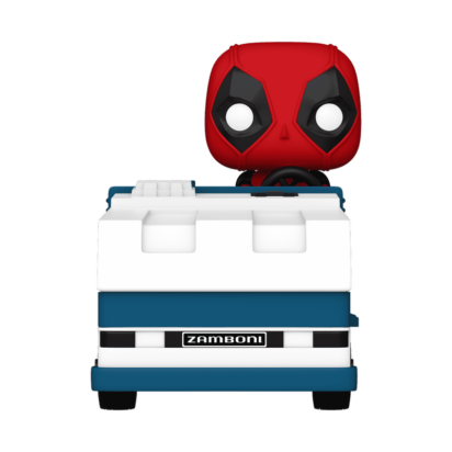 Deadpool Pop! Ride Vinyl Figure Deadpool on a Zamboni Machine Limited 9 cm (con bollino Fall Convention 2024)