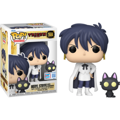 Trigun Pop! Vinyl Figure Meryl Stryfe with Kuroneko Limited 9 cm (con bollino Fall Convention 2024)