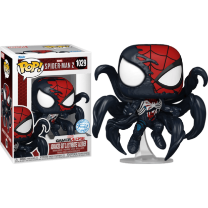 Spiderman 2 POP! Games Vinyl Figure Advanced Suit 2.0 Symbiote Takeover Limited 9 cm