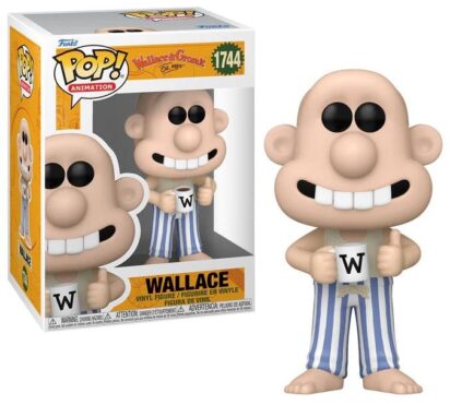 Wallace & Gromit POP! Animation Vinyl Figure Wallace In Pajamas 9 cm