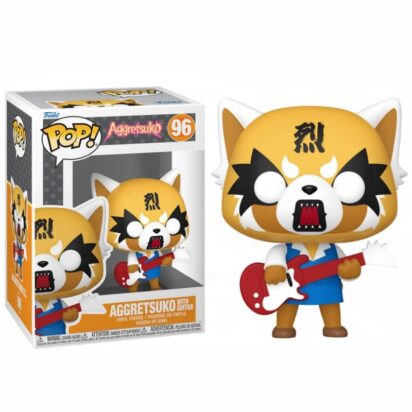 Sanrio POP! Animation Vinyl Figure Aggretsuko w/Guitar 9 cm