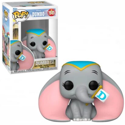 Dumbo POP! Disney Vinyl Figure Dumbo w/flag 9 cm