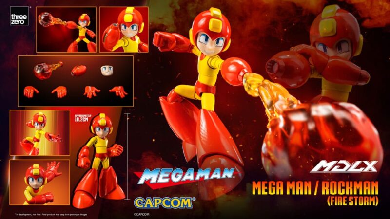 Mega Man MDLX Action Figure Mega Man / Rockman (Fire Storm) 10 cm - immagine 7
