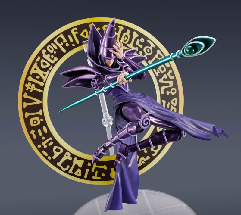 Yu-Gi-Oh! S.H. MonsterArts Action Figure Dark Magician 19 cm - immagine 3