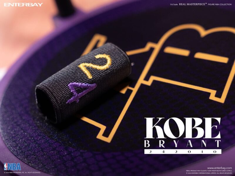 NBA Collection Real Masterpiece Actionfigur 1/6 Kobe Bryant 242010 Limited Edtition 30 cm - immagine 7