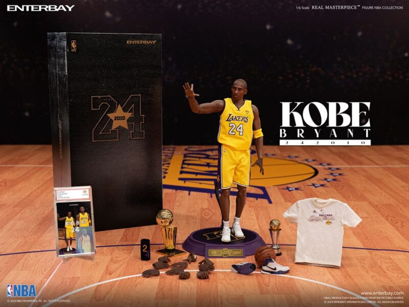 NBA Collection Real Masterpiece Actionfigur 1/6 Kobe Bryant 242010 Limited Edtition 30 cm - immagine 2