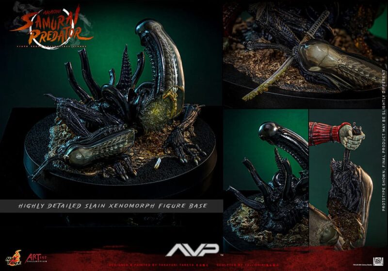 Alien vs. Predator Artist Collection Action Figure 1/6 Akaoni Samurai Predator 35 cm - immagine 8