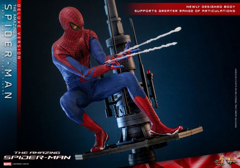 The Amazing Spider-Man Movie Masterpiece Action Figure 1/6 Spider-Man (Deluxe Version) 30 cm - immagine 2