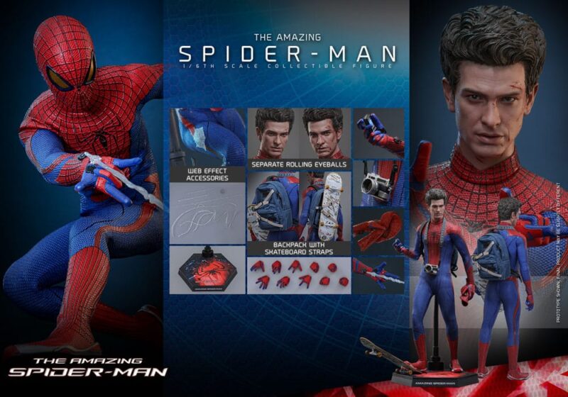 The Amazing Spider-Man Movie Masterpiece Action Figure 1/6 Spider-Man 30 cm - immagine 8