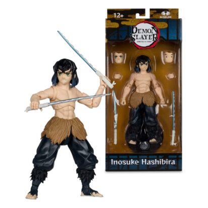 Demon Slayer: Kimetsu no Yaiba Action Figure Hashibira Inosuke (Unmasked) 18 cm Wave 5