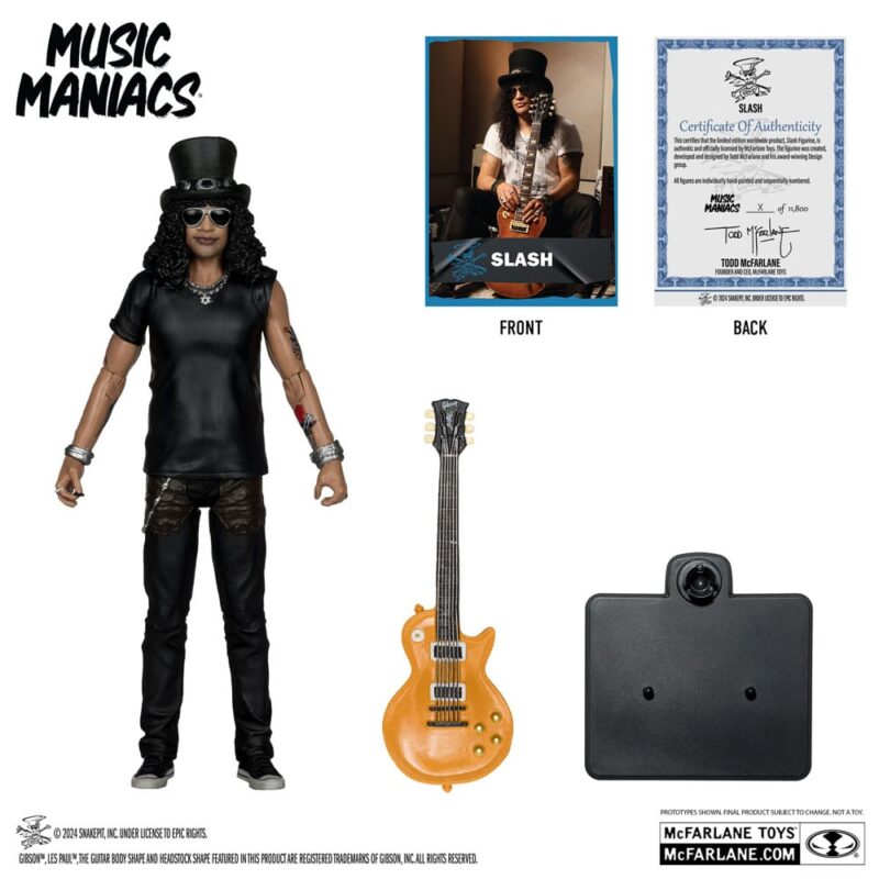Music Maniacs Rock Action Figure Slash 15 cm - immagine 2