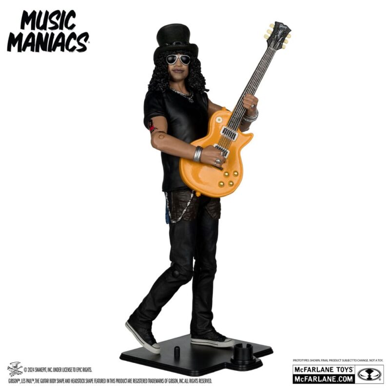 Music Maniacs Rock Action Figure Slash 15 cm - immagine 3