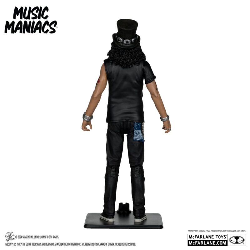 Music Maniacs Rock Action Figure Slash 15 cm - immagine 4