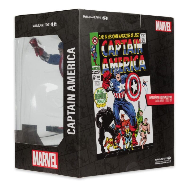 Marvel Collection PVC Statue 1/10 Captain America (Captain America #100) 12 cm - immagine 3