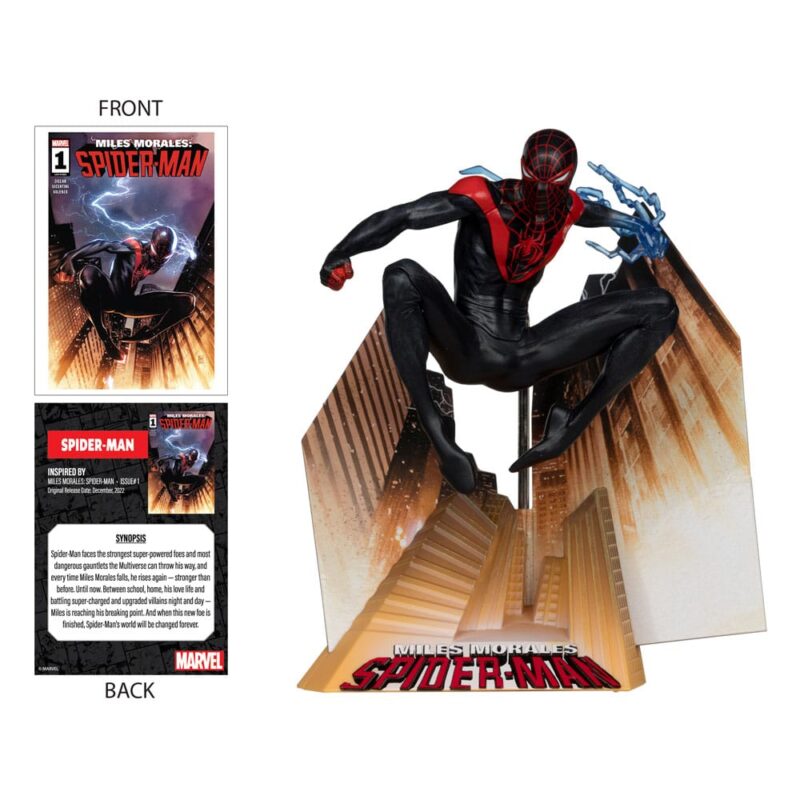 Marvel Collection PVC Statue 1/10 Spider-Man (Miles Morales: Spider-Man #1) 13 cm - immagine 2
