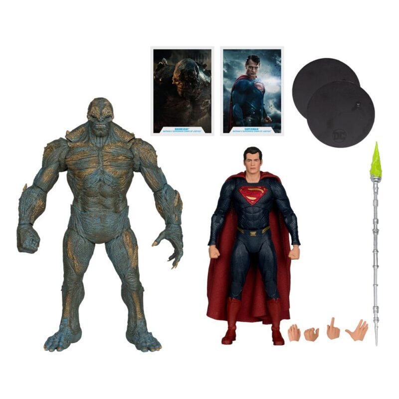 Batman v Superman: Dawn of Justice DC Multiverse Mega Action Figure 2-Pack Doomsday & Superman - immagine 2