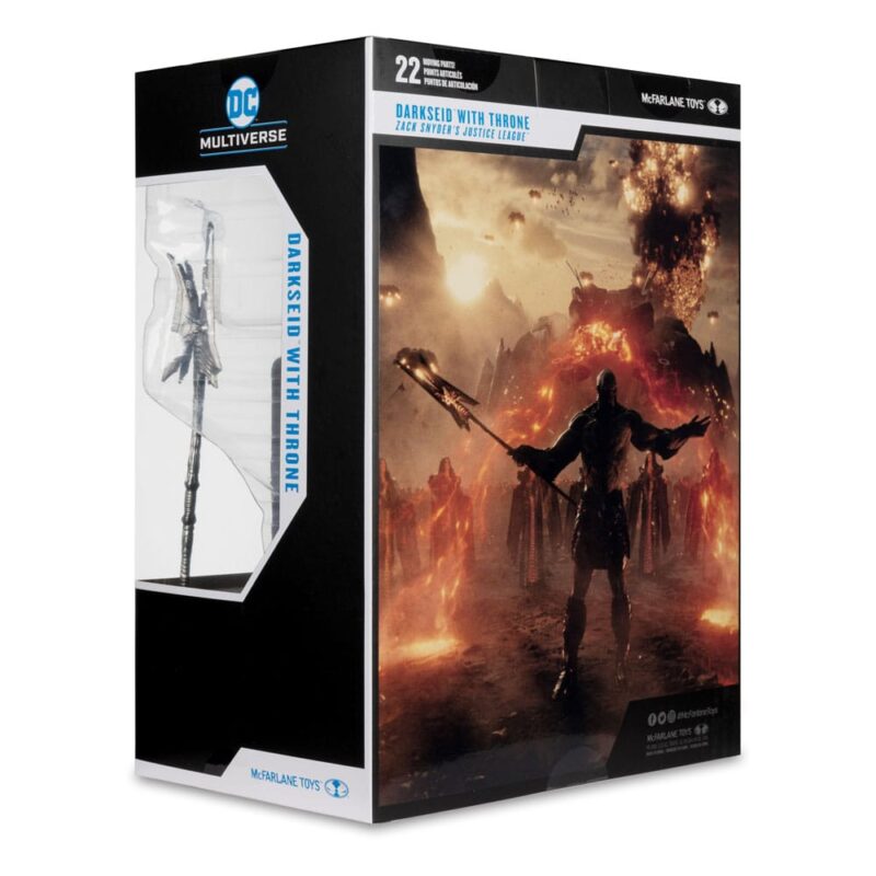 Zack Snyder's Justice League DC Multiverse Mega Action Figure Darkseid with Throne (Gold Label) 24 cm - immagine 5