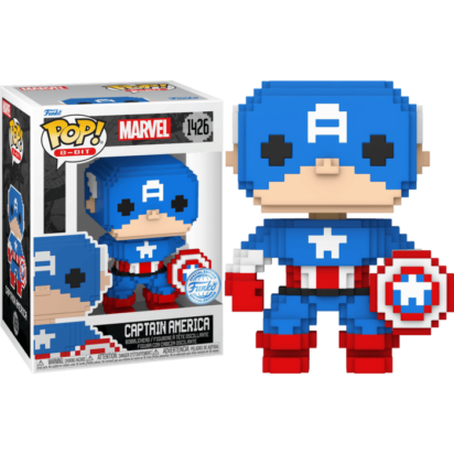 Marvel POP! 8-Bit Vinyl Figure Captain America 9 cm