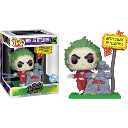 Beetlejuice (1988) POP! Deluxe Vinyl Figure Here Lies Betelgeuse Limited