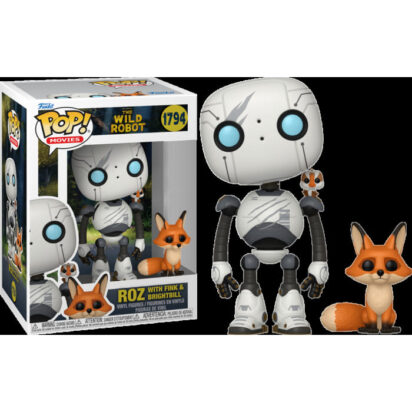 Wild Robot POP&Buddy! Movies Vinyl Figures Roz w/Brightbill & Fink 9 cm
