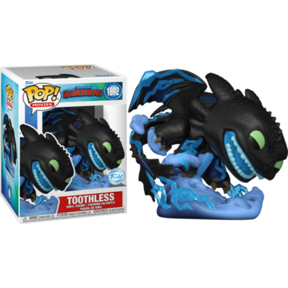 How to Train your Dragon POP! Animation Vinyl Figure Toothless with Lightning Premium Limited