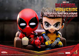 Deadpool & Wolverine (2024) - Deadpool & Wolverine Cosbaby (S) Hot Toys Figure 2-Pack