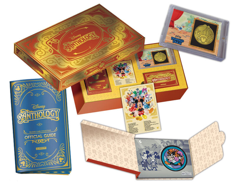 Disney Anthology Trading Card Collection Box + Carta promo Steamboat Willie