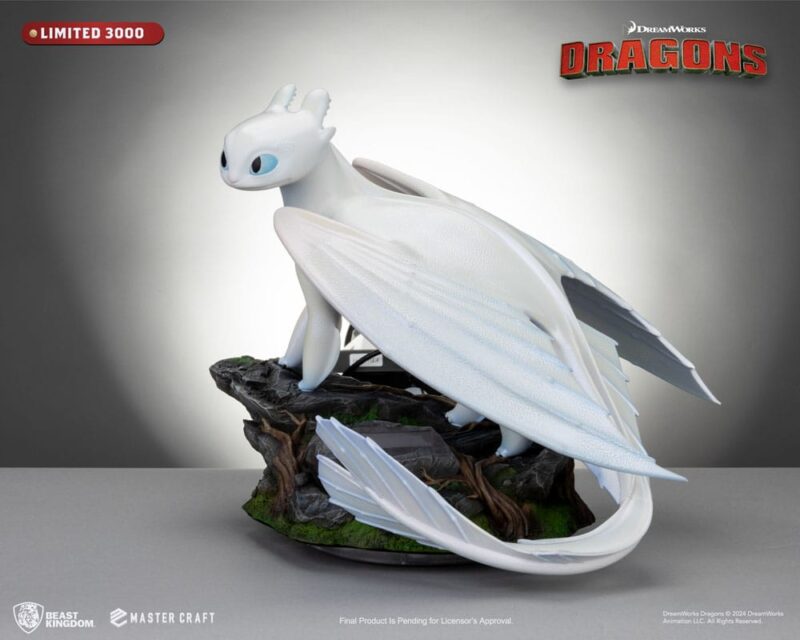 How To Train Your Dragon 3 Master Craft Statue Light Fury 29 cm - immagine 4