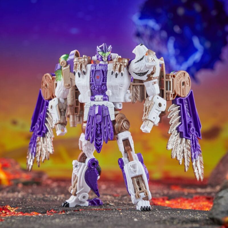 Transformers Generations Legacy United Leader Class Action Figure Beast Wars Universe Tigerhawk 19 cm - immagine 6