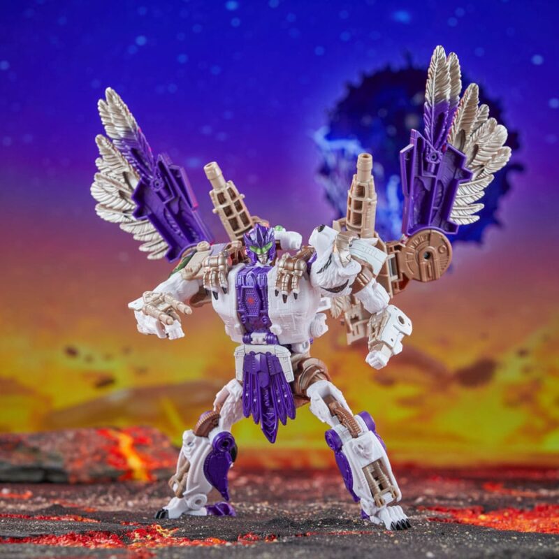 Transformers Generations Legacy United Leader Class Action Figure Beast Wars Universe Tigerhawk 19 cm - immagine 5