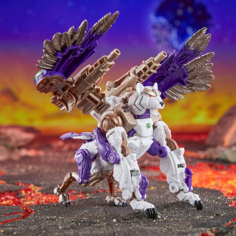 Transformers Generations Legacy United Leader Class Action Figure Beast Wars Universe Tigerhawk 19 cm - immagine 4