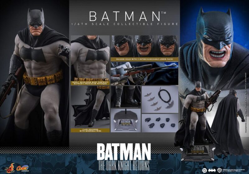 Batman: The Dark Knight Returns Comic Masterpiece Action Figure 1/6 Batman 32 cm - immagine 8
