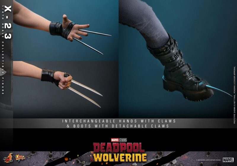 Deadpool & Wolverine Movie Masterpiece Action Figure 1/6 X-23 27 cm - immagine 7