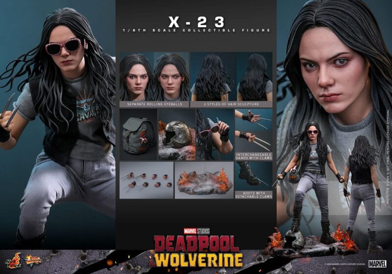 Deadpool & Wolverine Movie Masterpiece Action Figure 1/6 X-23 27 cm - immagine 9