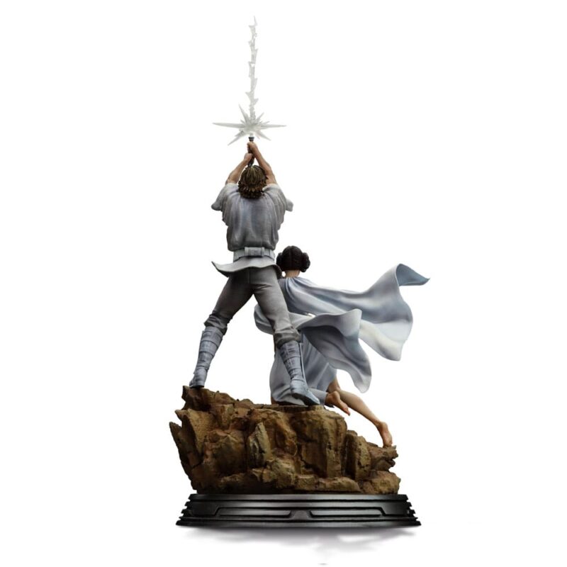 Star Wars Deluxe Art Scale Statue 1/10 Luke and Leia 41 cm - immagine 3