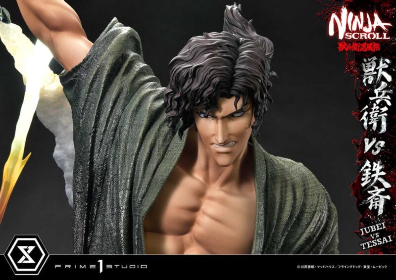 Ninja Scroll Ultimate Premium Masterline Series Statue 1/4 Jubei Versus Tessai 101 cm - immagine 5