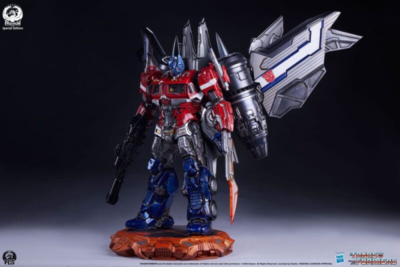 Transformers Museum Scale Statue Optimus Prime Jet Convoy Edition 87 cm - immagine 5